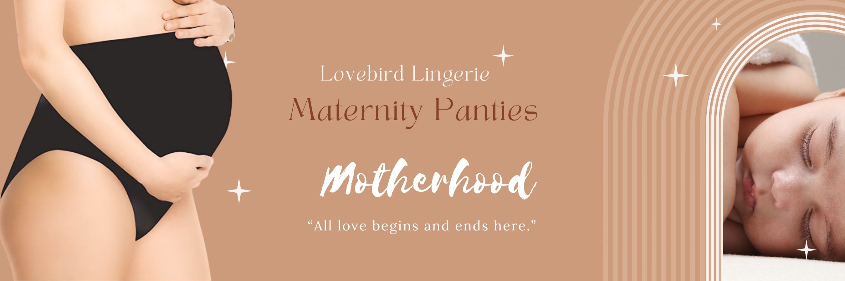 Maternity Panty is designed To banner lovebird
